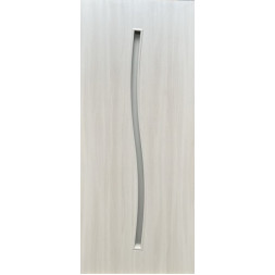 Line Glass-02 Шимо ваниль, со стеклом сатин